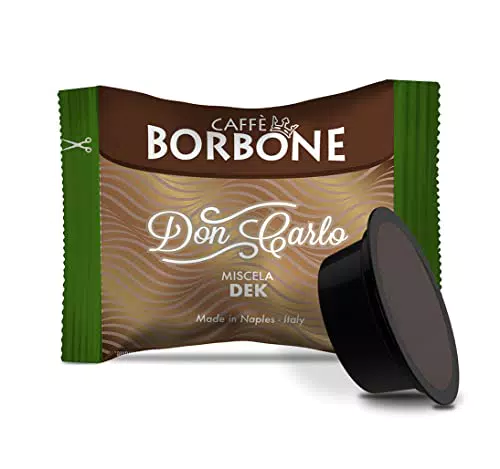 Caffè Borbone Don Carlo Decaffeinato - 100 Capsule Compatibili Lavazza