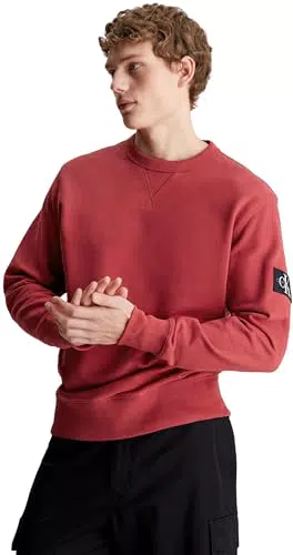 Calvin Klein Jeans Uomo - Felpa Girocollo Badge