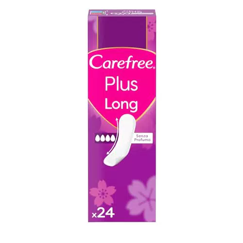 Carefree Plus Long, Salvaslip per Uso Quotidiano - Senza Profumo