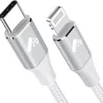 Caricatore USB C a Lightning per iPhone - Ricarica Rapida 1.8M