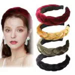 Cerchietto Capelli Donna Mezzar Elegante Velluto Fascia Vintage Accessori
