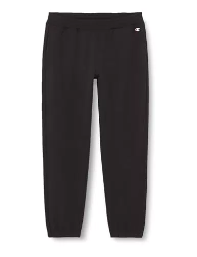 Champion Legacy Pantaloni da Tuta High-Waist Elastic Cuff - Nero, Donna.