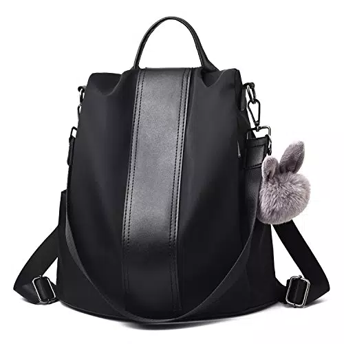Charmore Zaino da Donna Antifurto in Nylon Impermeabile - Ideale per Viaggio e Lavoro