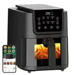 CHEFREE Friggitrice ad Aria Compatta con Finestra ViewCook, 6 Programmi, Risparmio Energetico