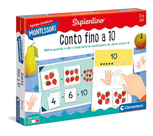 Clementoni Montessori - Gioco Educativo Metodo Montessoriano