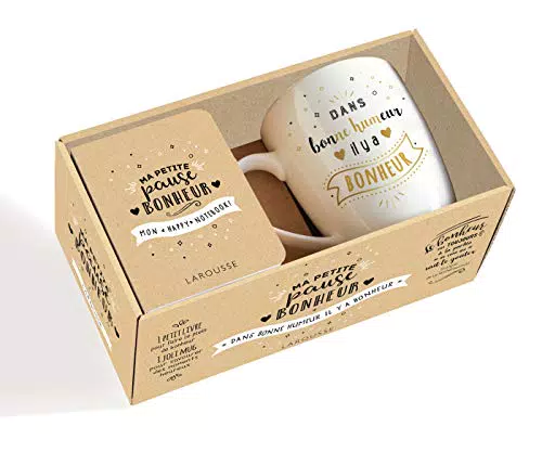Coffret Ma Petite Pause Bonheur: Mug e Notebook per una Pausa Meritata