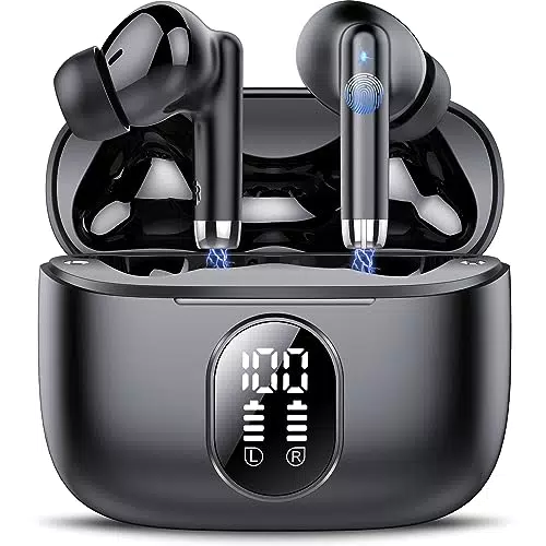 Cuffie Bluetooth Wireless con Cancellazione Rumore HD e Audio 3D Hi-Fi