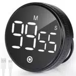 Timer da Cucina Digitale USB Magnetico con Supporto Pieghevole