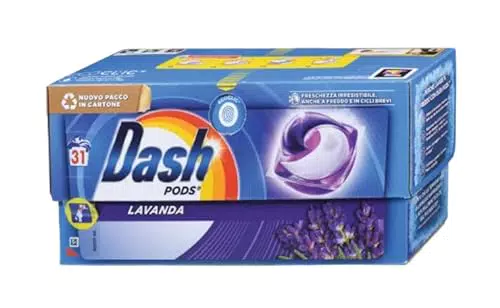 Dash PODS Lavanda - Detersivo per Lavatrice Concentrato