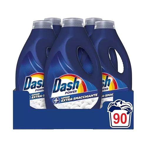 Dash Power Detersivo Liquido Lavatrice: Azione Extra-Smacchiante e Rimozione Macchie