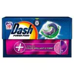 Dash Power Pods Detersivo Lavatrice In Capsule, Tecnologia Colori Brillanti e Fibre, 19 Lavaggi