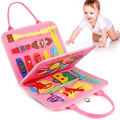 Busy Board Montessori Shine: Pannello Sensoriale 3 Strati per Bambini