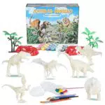 Kit Pittura Dinosauri Creativo per Bambini - Marca Diealles