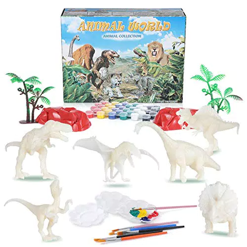 Kit Pittura Dinosauri Creativo per Bambini - Marca Diealles