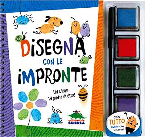 Disegna con le impronte - Gadget creativo per bambini