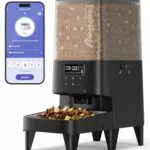 Feelneedy Distributore Automatico Cibo per Cani e Gatti WiFi 2.4G con Registrazione 10S
