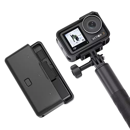DJI Osmo Action 3 Combo Adventure - Videocamera 4K Impermeabile con Accessori