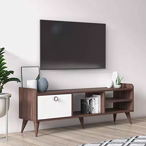 Mobile da Soggiorno Porta TV Dmora con Anta a Ribalta - Modello: Dmora Mobile