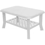 Tavolino Dmora con Portariviste, Made in Italy.