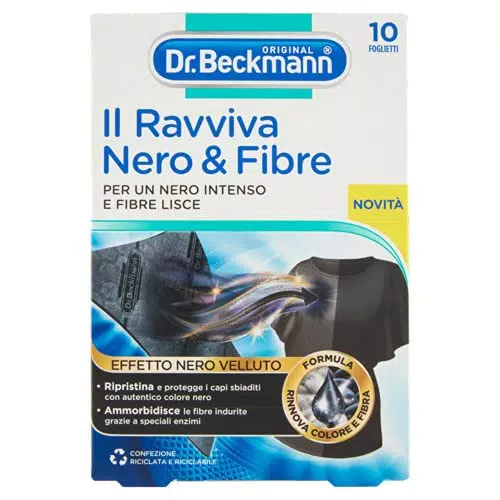 Dr. Beckmann Ravviva Nero & Fibre - Per tessuti levigati e intensamente neri