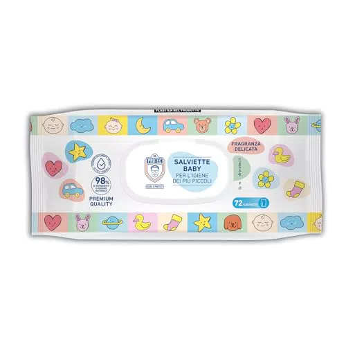 Dr Protec Salviette Baby Avena Premium con Fragranza Delicata
