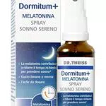 Theiss Dormitum + Melatonina: Spray Integratore per Dormire Bene con Passiflora per Relax e Insonnia