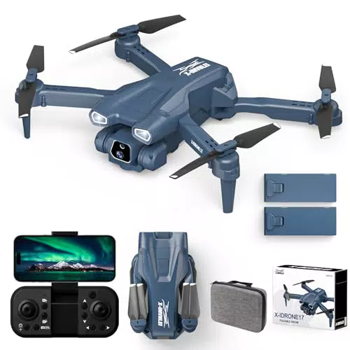 Drone con Dual Telecamera 4K e 1080p, WiFi FPV, Controllo Gestuale - Regali per Bambini