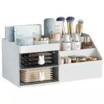 Organizer per Trucchi DUOJIN con 2 Cassetti e 7 Scomparti - Ideale per Gioielli e Make-up