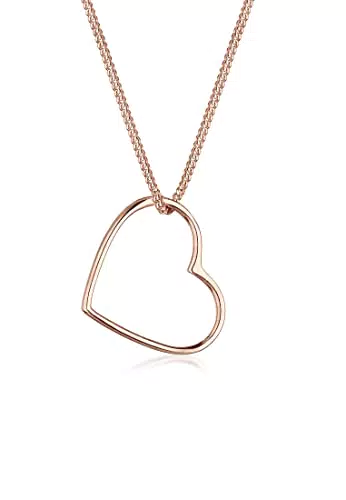 Elli Collana Ciondolo Cuore Argento Sterlino 925