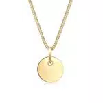 Collana Elli Ciondolo Placchetta Geo Argento Sterlino 925