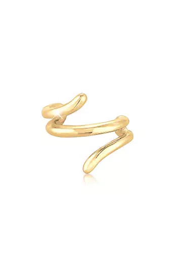 Elli - Orecchini Clip Donne Geo Argento Sterlino 925