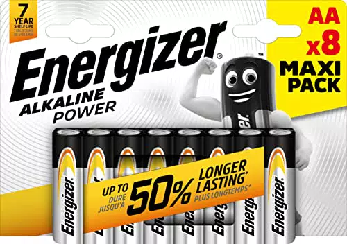 Energizer Pile Alcaline AA Power ENR - Batteria Ricaricabile