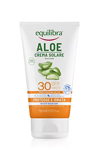 Equilibra Crema Solare SPF 30 con Aloe Vera e Vitamine C ed E