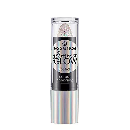 Essence Glimmer Glow Lipstick - Lucido, Naturale e Vegano