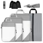 Organizer Valigia Eucomir: Set 8 Pezzi Salvaspazio da Viaggio Aereo