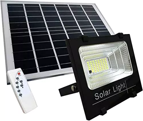 Faro LED 200W con Pannello Solare e Telecomando