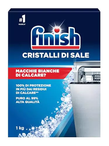 Finish Cristalli di Sale - Additivo Lavastoviglie contro il Calcare
