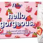 Flow Naturally Alkaline Spring Water with Organic Strawberry & Rose Essence