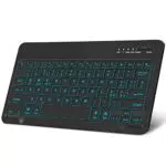 FOGARI Tastiera Bluetooth Portatile Retroilluminata per Tablet e Smartphone