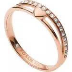 Fossil Anello Da Donna Vintage Glitz in Acciaio Inossidabile Oro Rosa