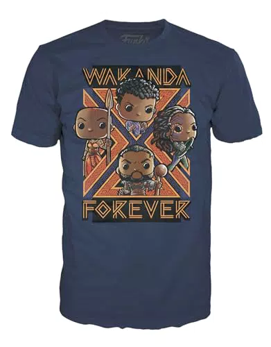 Funko Boxed Tees: Black Panther Wakanda Forever T-Shirt Unisex