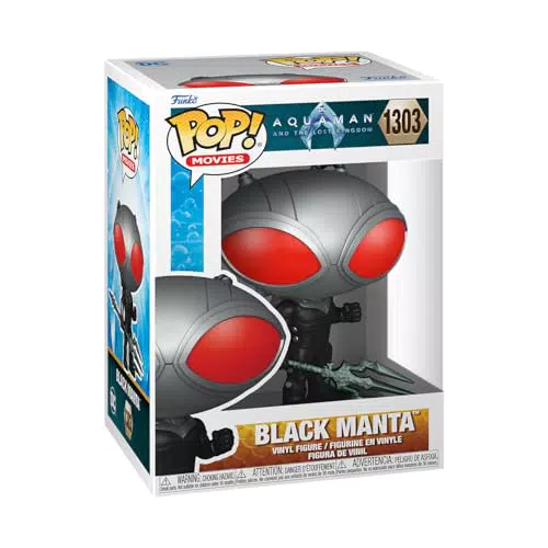 Funko POP! Movies: DC - Black Manta - Aquaman - Figura in Vinile da Collezione