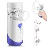 Inalatore Nebulizzatore Portatile USB Ricaricabile con Bocchino e Maschera