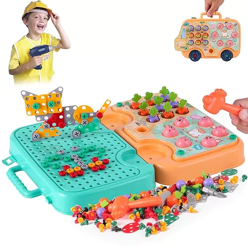 Gagotoy Giocattoli Educativi per Bambini dai 3 Anni: Puzzle 3D e Giochi 2D