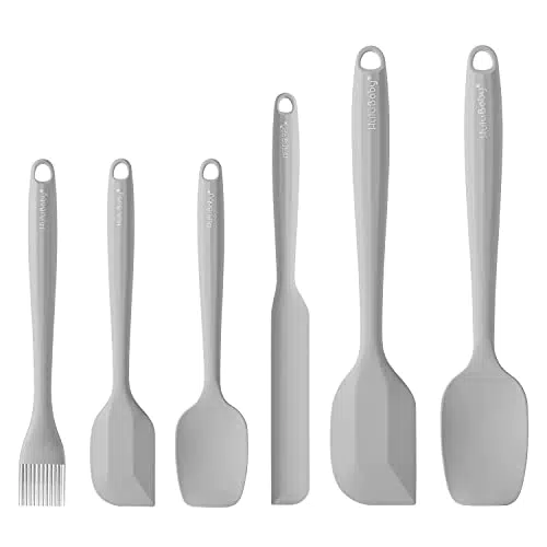 Set di 6 spatole in silicone antiaderente resistente al calore - Utensili da cucina professionali