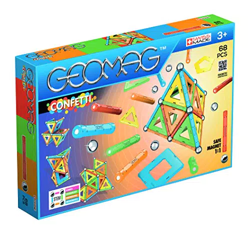 Geomag Classic Confetti - Costruzioni Magnetiche per Bambini - Gioco Magnetico