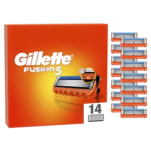 Gillette Fusion 5 - Lamette da Barba con Striscia Lubrificante