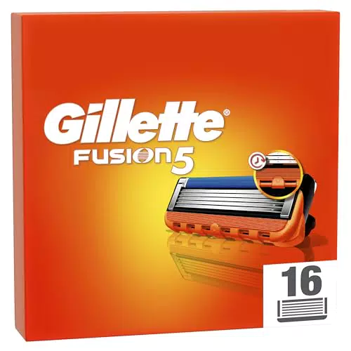 Gillette Fusion 5 LAMETTE DA BARBA Uomo, 16 Ricambi da 5 Lame