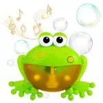 Glovios Bubble Macchinetta per Bolle di Rana per il Bagno dei Bambini