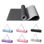 Tappetino da Yoga Antiscivolo con Tracolla - Ideale per Allenamento e Pilates